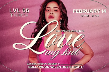 Love Aaj Kal: Bollywood Valentine’s Night 55 Temple SF | Feb 14, San Francisco, CA