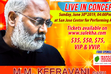 M. M. Keeravani Live In Concert – Bay Area in San Jose, CA