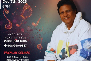 Mani Sharma Live in Concert in Dallas in Irving, TX