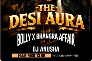 May 9th- CHICAGO'S DESI AURA | Bollywood/Bhangra | DJ Anusha | At Fame Nightclub in Chicago, IL