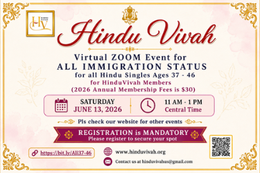 HINDU VIVAH | ZOOM EVENT, MAY 23, ALL AGES in ZOOM,