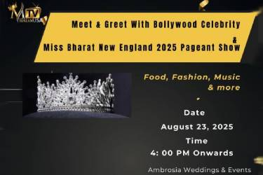 Meet & Greet With Bollywood Celebrity & Miss Bharat New England 2025 in Foxboro, MA