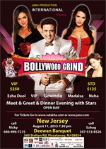 New Jersey "Meet & Greet" With the Stars, Govinda, Neha Dhupia, and Isha Deol.  in Piscataway Township, NJ