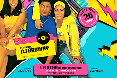MIAMI BOLLYWOOD THROWBACK- BACK TO 90S, 2000S & RETRO AT LA OTRA in Miami, FL