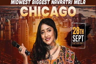 Cancelled - Midwest Biggest Navratri Mela in Chicago With Kairavi Buch in Barrington, IL