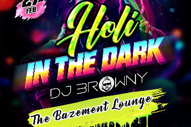 MINNEAPOLIS' HOLI IN THE DARK AT THE BAZEMENT LOUNGE in Minneapolis, MN