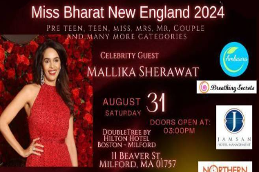 Miss Bharat New England 2024 in Milford, MA