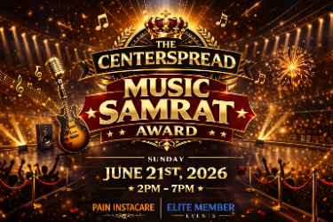 THE CENTERSPREAD MUSIC SAMRAT COMPETITION on Papa Kehtey Hain Elite Member & Pain Instacare in Marlton, NJ