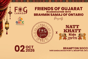 Natt Khatt Kids and FoG Adult Garba - 2026, Brampton, ON