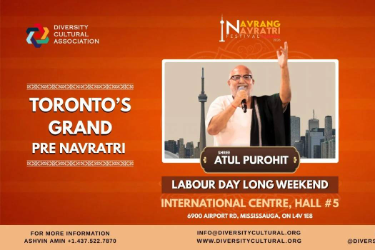 Navrang Navratri Festival Canada 2026 With ATUL PUROHIT - FRIDAY 4th September, 2026 in Mississauga, ON