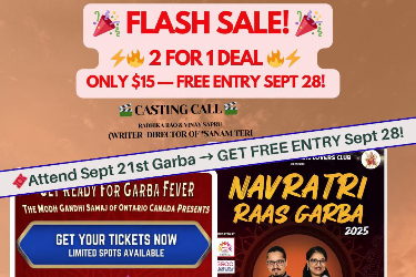 FLASH SALE! 2 FOR 1 DEAL!ONLY *15 to Pramesh Nandi Live Concert in Toronto in Brampton, ON