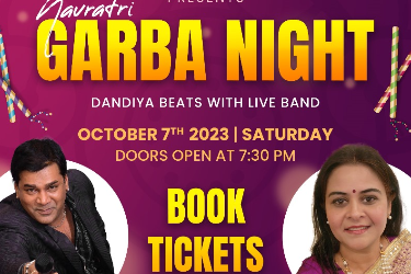NAVRATRI GARBA NIGHT DANDIYA BEATS WITH LIVE BAND in Enola, PA