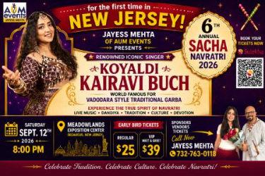 Navratri Mahotsav With Kairavi Buch, Secaucus, NJ