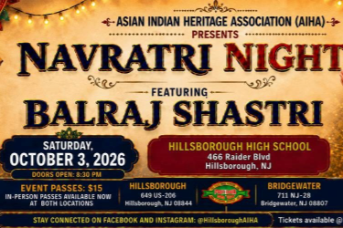 Navratri Night Featuring Balraj Shastri In Nj - New Jersey Indian event on Sat, Oct 3