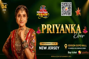 Navratri With Priyanka Kher EDISON EXPO NEW JERSEY, Edison, NJ