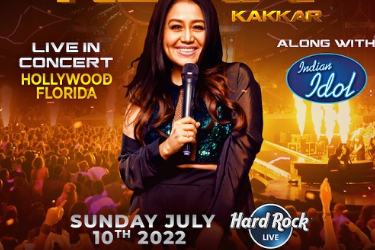 Neha Kakkar w/ Indian Idol - Live in Concert - Hollywood, FL in Davie, FL