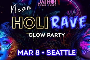 NEON Holi Rave - Glow Party | DJ Prashant • Bollywood & Beyond | Seattle in Bellevue, WA
