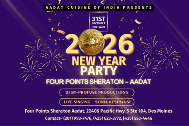 New Year Eve 2026 - Four Points By Sheraton( Aadat) in Seattle, WA