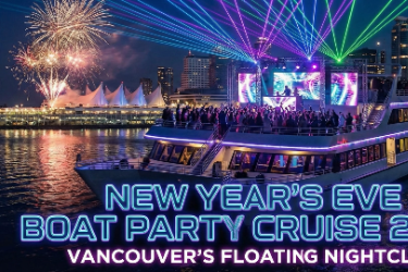 New Year's Eve Boat Party Cruise 2026 | Vancouver's Floating Nightclub in Vancouver, BC