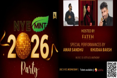MINT - New Year's Eve 2026 (Ft. Fateh, Amar Sandhu & Khuda Baksh) in Garden City, NY