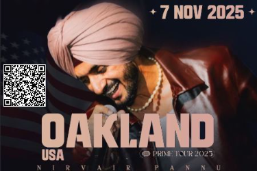 POSTPONED - Nirvair Pannu Live Concert 2025 in Bay Area in Oakland, CA