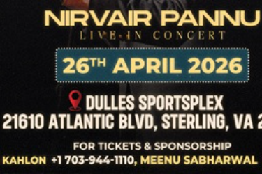 Nirvair Pannu Live In Concert in Sterling, VA in Sterling, VA