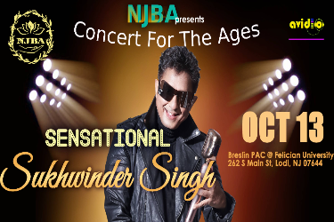 NJBA CONCERT FOR THE AGES WITH SUKHWINDER SINGH in Lodi, NJ