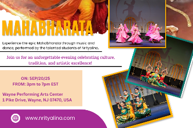 Nrityalina Annual Recital 2025 - Mahabharat in Wayne, NJ