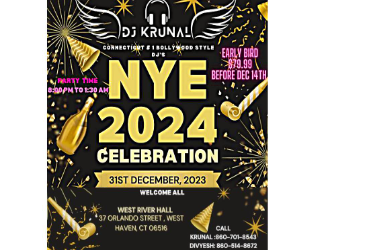Cancelled - NYE 2024 CELEBRATION AT CONNECTICUT in West Haven, CT
