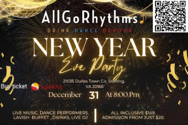 NYE 2026 - New Year's Eve Drink Dance Party in Sterling, VA