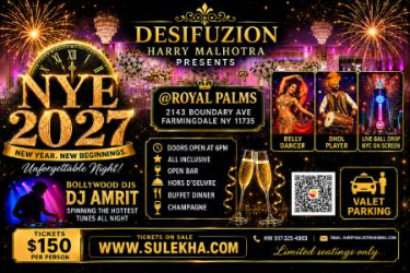 NYE 2027 – New Year & New Beginnings With DJ Amrit In NY