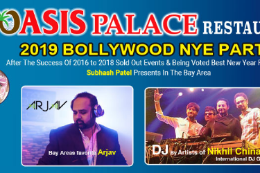 Oasis Palace (Brand New Premium Hall) Bollywood New Years Eve Party 2019 in Newark, CA