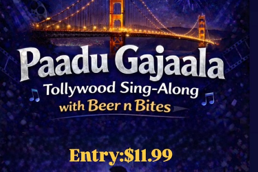 Paadu Gajaala Tollywood Sing-Along with Beer n BItes in , CA
