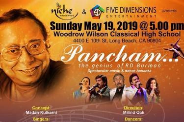 Pancham - The genius of R D Burman in Los Angeles in Long Beach, CA