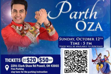 Parth Oza Garba in Ohio For Raasotsav Celebration 