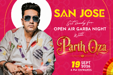 Parth Oza Live in Bay Area – Open Air Garba Under The Stars 2026