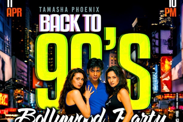 PHOENIX BACK TO 90'S BOLLYWOOD PARTY AT MAYAN HOOKAH LOUNGE in , AZ