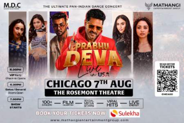 Prabhu Deva Live Concert 2026 in Chicago in Des Plaines, IL