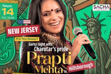 PRAPTI MEHTA - GARBA Night with Charotar Pride in Hillsborough, NJ