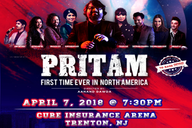 PRITAM LIVE IN CONCERT - New Jersey - Event cancelled in Trenton, NJ