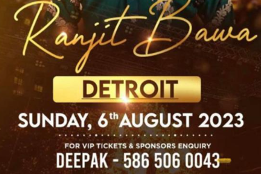 Punjab Bolda With Ranjit Bawa Live Concert in Detroit show in Birmingham, MI