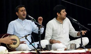 Purandaradasa Aradhana with Trichur Brothers main concert in King of Prussia, PA