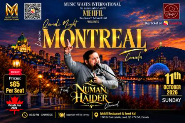 Qawali Night With Numan Haider In Montreal