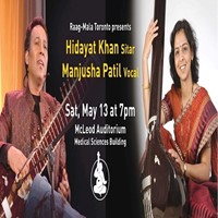 Hidayat Khan (sitar) and Manjusha Patil (vocal) Concert in TORONTO, ON