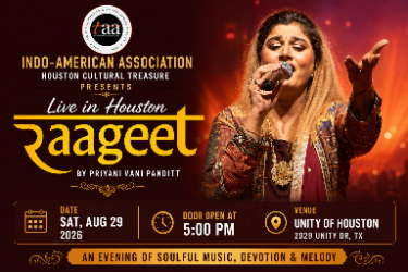 Raageet by Priyani Vani Panditt Live in Houston in Houston, TX