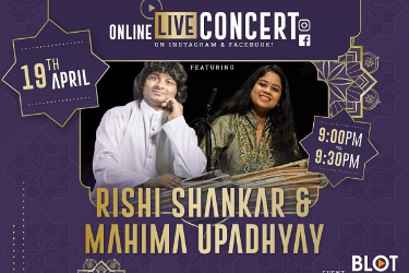 RaagMantraMusicFoundation - Join Rishi Shankar & Mahima Upadhyay LIVE in , 