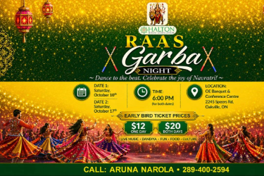 Raas Garba Night in Brampton in Oakville, ON