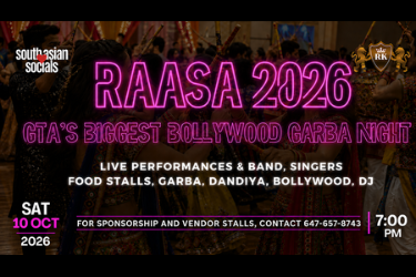 Raasa 2026 – GTAs Biggest Bollywood Garba Night, Etobicoke, ON