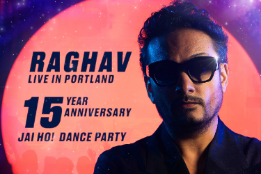 RAGHAV - Live in Portland  Jai Ho! Dance Party 15 Yr Anniv. Bollywood Bash in Portland, OR