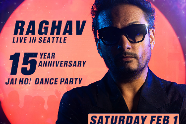 RAGHAV - Live in Seattle Jai Ho! Dance Party 15 Yr Anniv. Bollywood Bash in Seattle, WA